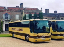 Modern Coach for weddings in Winchester